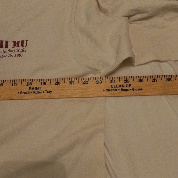 Phi Mu Mens Tshirt XL 1997 Busch Gardens Univ of FL Rumble in the Jungle Lion - Picture 7 of 10